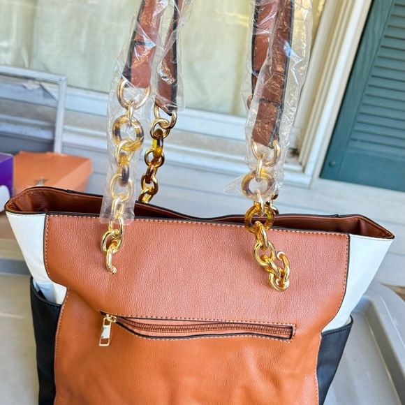 MKF Collection Rochelle Color Block Tote - Picture 2 of 11